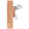 vidaXL Wall Hanger 42x8.5x14 cm Solid Wood Walnut
