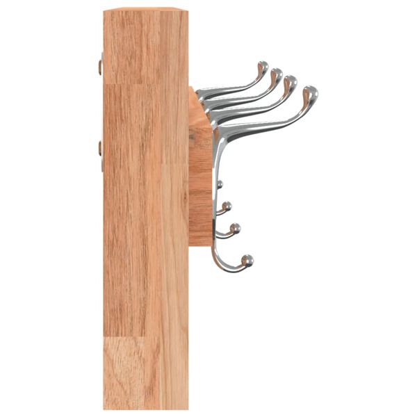 vidaXL Wall Hanger 42x8.5x14 cm Solid Wood Walnut