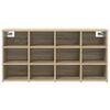 vidaXL Shoe Cabinet Sonoma Oak 103 x 30 x 51 cm Engineered Wood