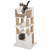 TRIXIE Cat Scratching Post "Lucano" XXL White and Taupe