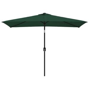 vidaXL Parasol 200 x 300 cm Green Rectangular