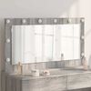 vidaXL Vanity Mirror with Mirror Grey Sonoma 100 x 55 x 18 cm