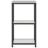 vidaXL Kitchen Storage with Shelf Silver 40 x 50 x 92 cm Steel