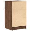 vidaXL Bedside Cabinet Brown Oak 39x35x65 cm Engineered Wood