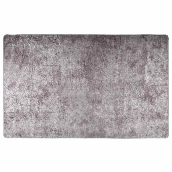 vidaXL Rug Washable 160x230 cm Grey