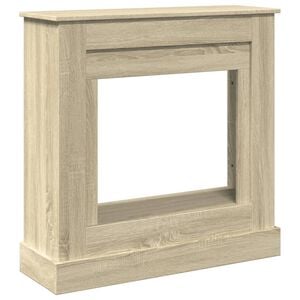vidaXL Fireplace Surround Sonoma Oak 90x30x90 cm Engineered Wood