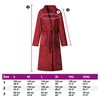 vidaXL Bathrobe without Hood Bordeaux Red XXXL Flannel