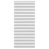 vidaXL Zebra Blind Light Grey 95x230 cm Fabric Width 90.9 cm Polyester