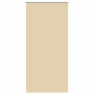 vidaXL Roller Blind Blackout Beige 105x210 cm Fabric Width 100.7 cm Polyester