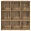 vidaXL Book Cabinet Artisan Oak 98x29x97.5 cm