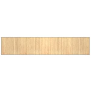 vidaXL Rug Rectangular Light Natural80x400 cm Bamboo