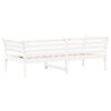 vidaXL Day Bed without Mattress White 90x200 cm Solid Wood Pine
