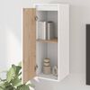 vidaXL Wall Cabinets 2 pcs White 30x30x80 cm Solid Wood Pine