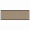 vidaXL Doormat Beige and Black 60 x 180 cm 100% Polyamide