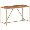 vidaXL Dining Table 120x60x76 cm Solid Wood