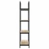 vidaXL Bookshelf Sonoma Oak 80 x 30 x 146 cm Engineered wood