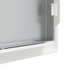 vidaXL Access Panel White 33.5 x 23 x 3 cm Steel