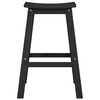 vidaXL Bar Stool 2 pcs Black 52 x 43 x 73.5cm HDPE