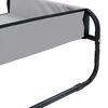 vidaXL Dog Bed Folding Manual Light Grey 70 x 70 x 28.5 cm Steel