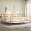 vidaXL Bed Frame without Mattress 200x200 cm Solid Wood