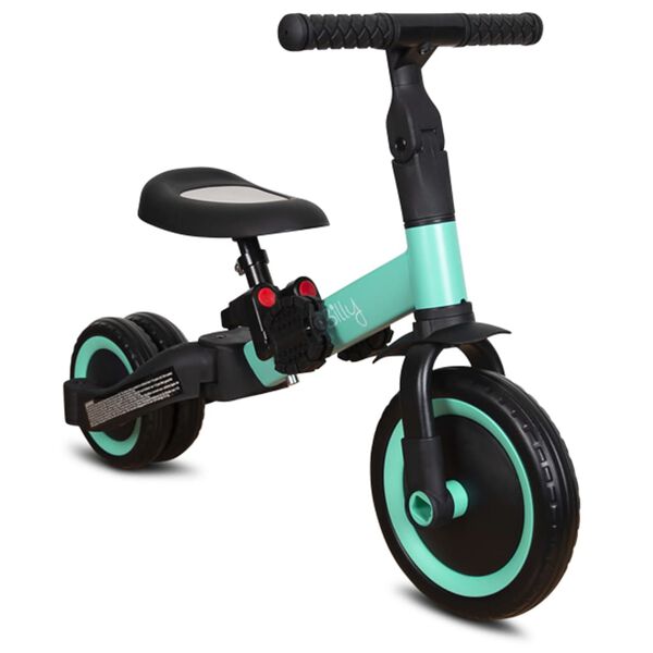 Billy 4 in 1 Balance Bike Fresa Turquoise
