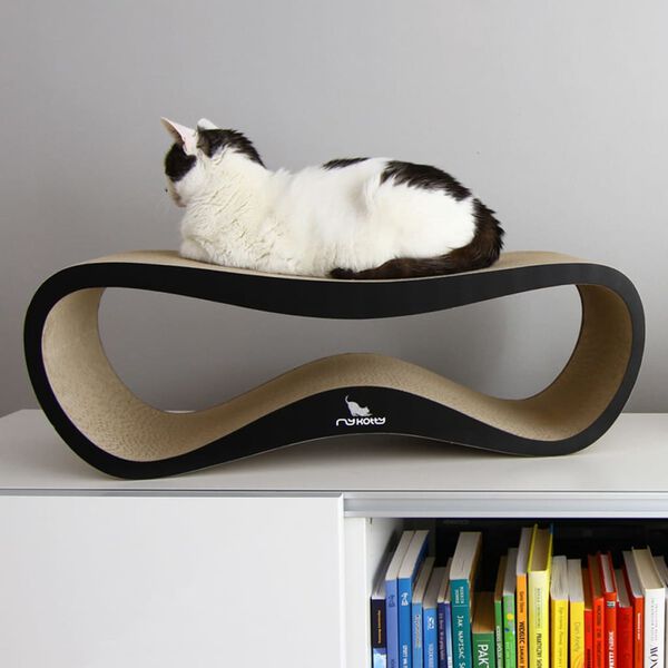 MyKotty Cat Scratcher LUI 75x25x25 cm Black 3083