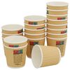 vidaXL Paper Coffee Cups with Lids 1000 pcs 4oz 100ml