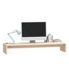 vidaXL Monitor Stand 100x27x15 cm Solid Wood Pine