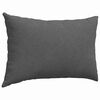 vidaXL Sofa Pillows 2 pcs Dark Grey 60 x 40 cm Corduroy Fabric