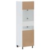 vidaXL Kitchen Cupboard "Porto" High Gloss White Engineered Wood