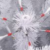 vidaXL Artificial Christmas Tree White 300 cm PVC and Metal