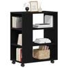 vidaXL Storage Cabinet Black Oak 60 x 35 x 75 cm Engineered Wood