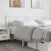 vidaXL Metal Replace Headboard White 200 cm