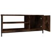 vidaXL TV Cabinet Smoked Oak 100x40x45 cm Engineered Wood
