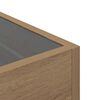 vidaXL Coffee Table Artisan oak 50 x 50 x 30 cm Engineered wood