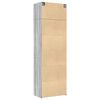vidaXL Storage Cabinet Grey Sonoma 70x42.5x225 cm Engineered Wood