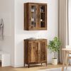 vidaXL Highboard Old Wood 69.5 x 34 x 180 cm Engineered Wood