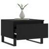 vidaXL Coffee Tables 2 pcs Black 50x46x35 cm Engineered Wood
