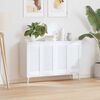 vidaXL Cabinet Door 4 pcs White 61.5 x 29.5 cm Solid Pine Wood