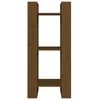 vidaXL Book Cabinet/Room Divider Honey Brown 41x35x91 cm Solid Wood
