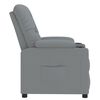 vidaXL Recliner Chair Light Grey Fabric