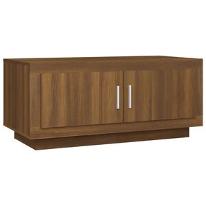 vidaXL Coffee Table | Brown Oak | Engineered Wood | Medium | Coffee Table