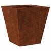 vidaXL Garden Planter 30x30x30 cm Weathering Steel