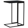 vidaXL Side Table Black 40x30x59 cm Engineered Wood