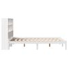 vidaXL Bookcase Bed without Mattress White 140x190 cm Solid Wood Pine