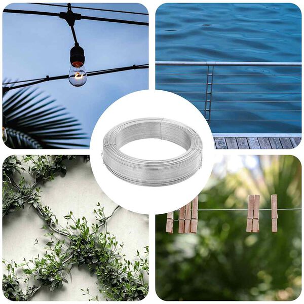 vidaXL Fence Binding Wire 250 m 3.8 mm Steel