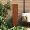 vidaXL Garden Privacy Screen Rusty 32 x 140 cm Weathering steel