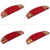 vidaXL Self-adhesive Stair Mats 15 pcs Red 65x21x4 cm