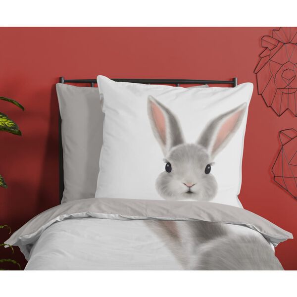 Good Morning Kids Duvet Cover ROGER 135x200 cm White