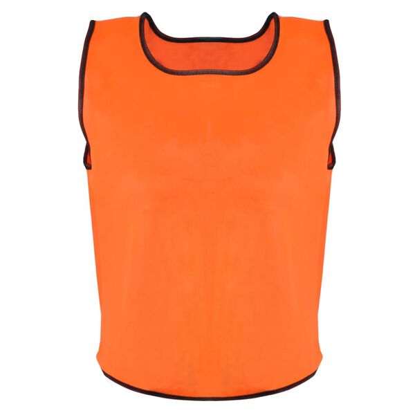 vidaXL Sport Bib 10 pcs Junior Orange